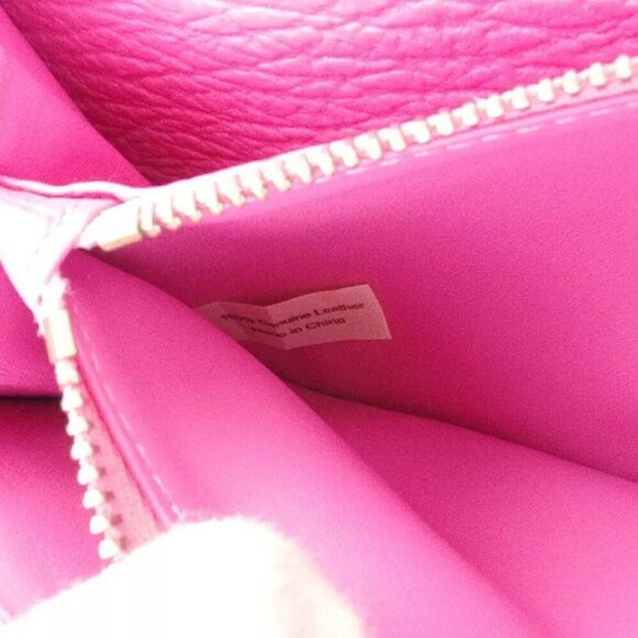 3.1 Phillip LIM Long Wallet Zip Pink Leather Authentic Used - Picture 11 of 16
